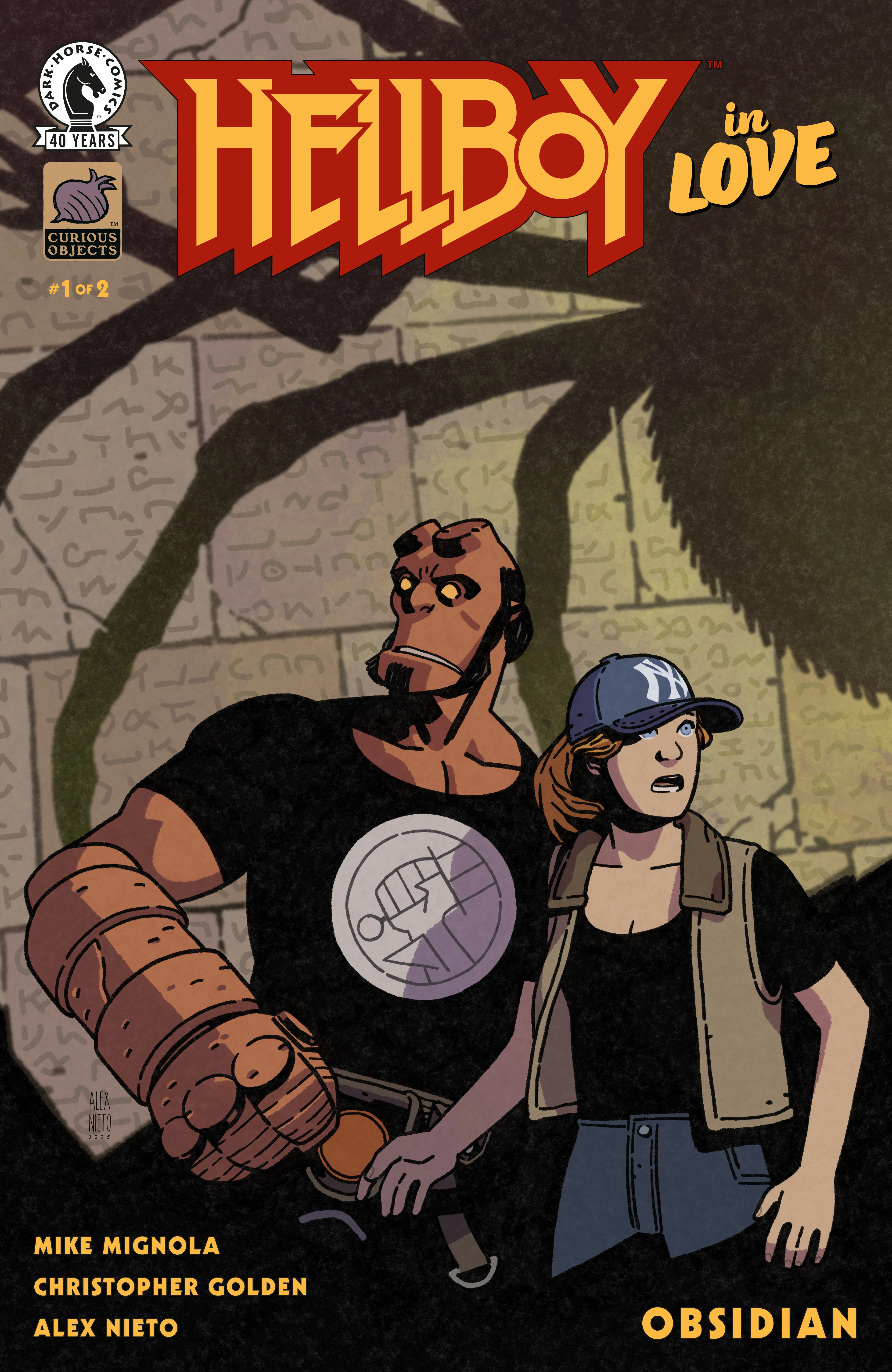 Hellboy in Love: Obsidian #1 (Dark Horse, 2026 — Cover A) cover